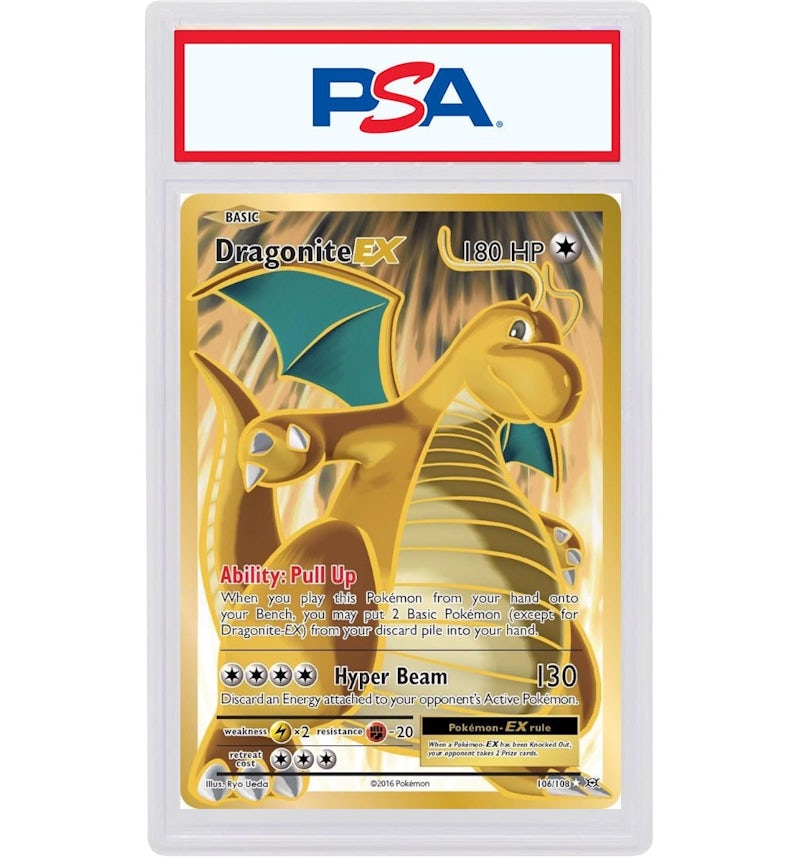 2016 Pokemon XY Evolutions 106 Full Art/Dragonite Ex (PSA or BGS Graded) - 2016 - US 2016 Pokemon XY Evolutions 106 Full Art/Dragonite Ex (PSA or BGS Graded) - 2016 - US