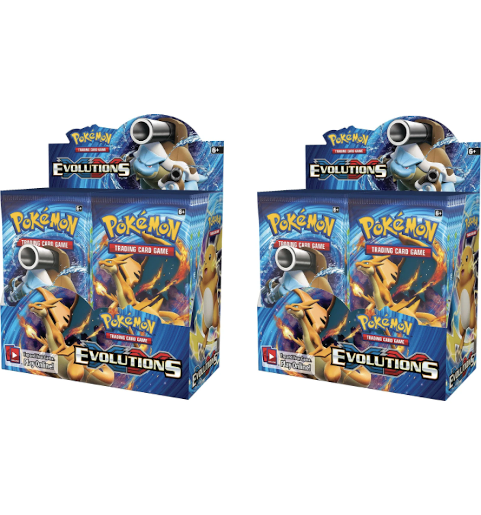 16 Pokemon Xy Evolutions Booster Box 2x Lot Us 16 Pokemon Xy Evolutions Booster Box 2x Lot Us