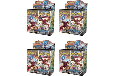 2016 Pokemon XY Steam Siege Booster Box 4X Lot - US 2016 Pokemon XY Steam Siege Booster Box 4X Lot - US