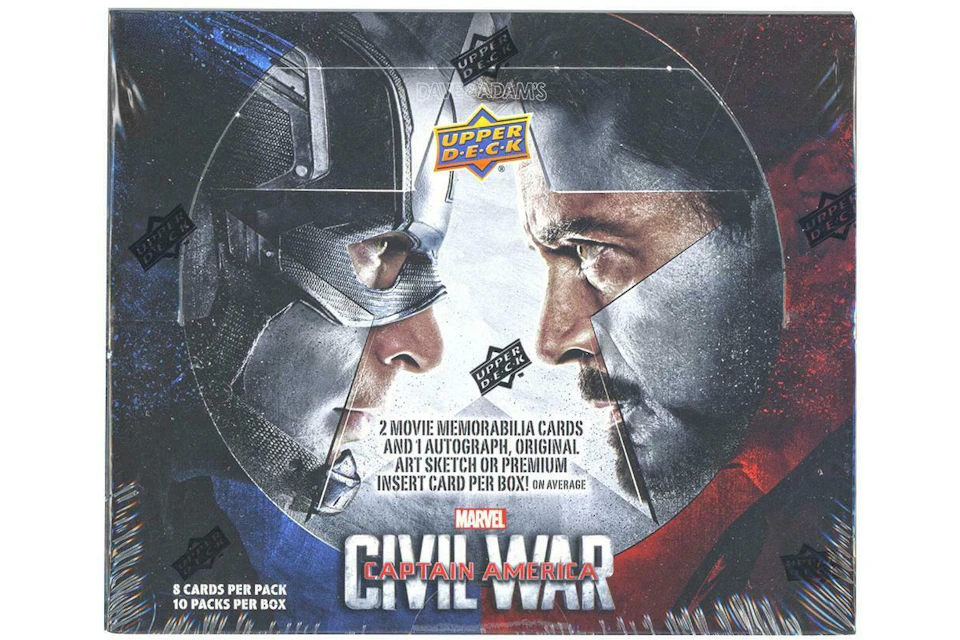 2016 Upper Deck Marvel Captain American: Civil War Hobby Box