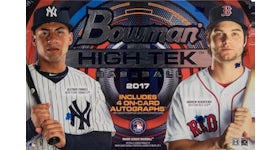 2017 Bowman High Tek Baseball Hobby Box