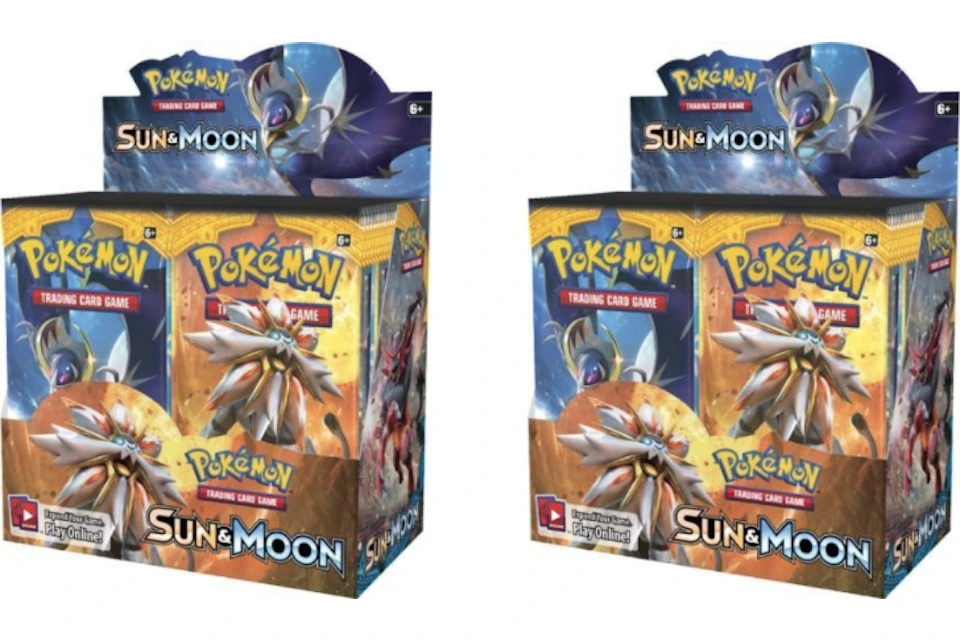 17 Pokemon Sun Moon Booster Box 2x Lot 17 Pokemon Sun Moon Booster Box 2x Lot