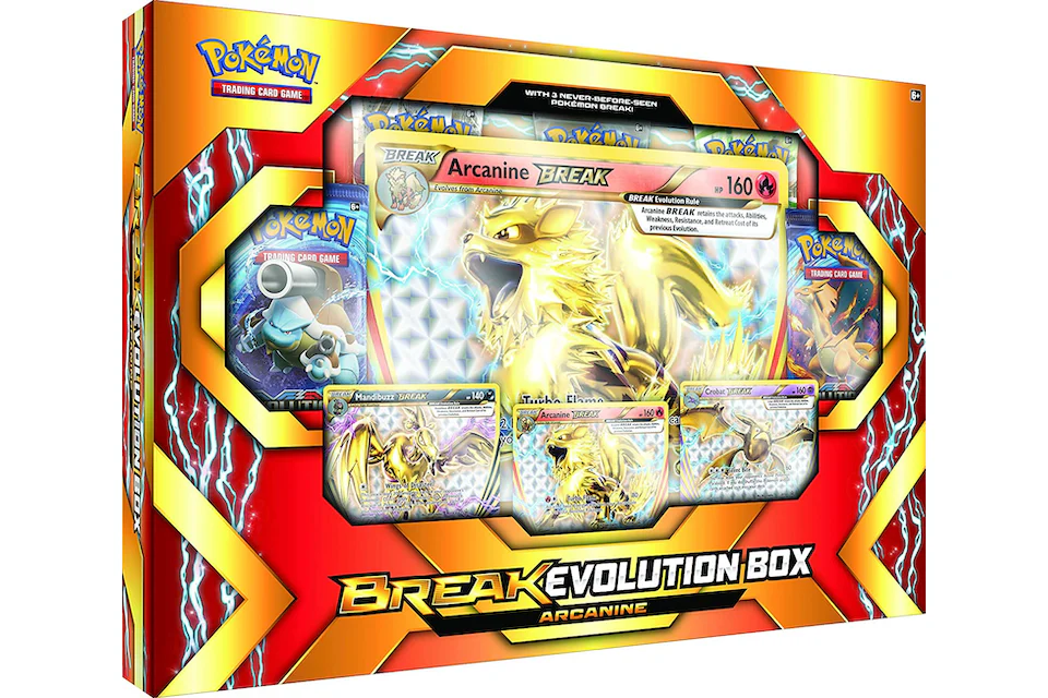 2017 Pokemon TCG Break Evolution Box Featuring Arcanine
