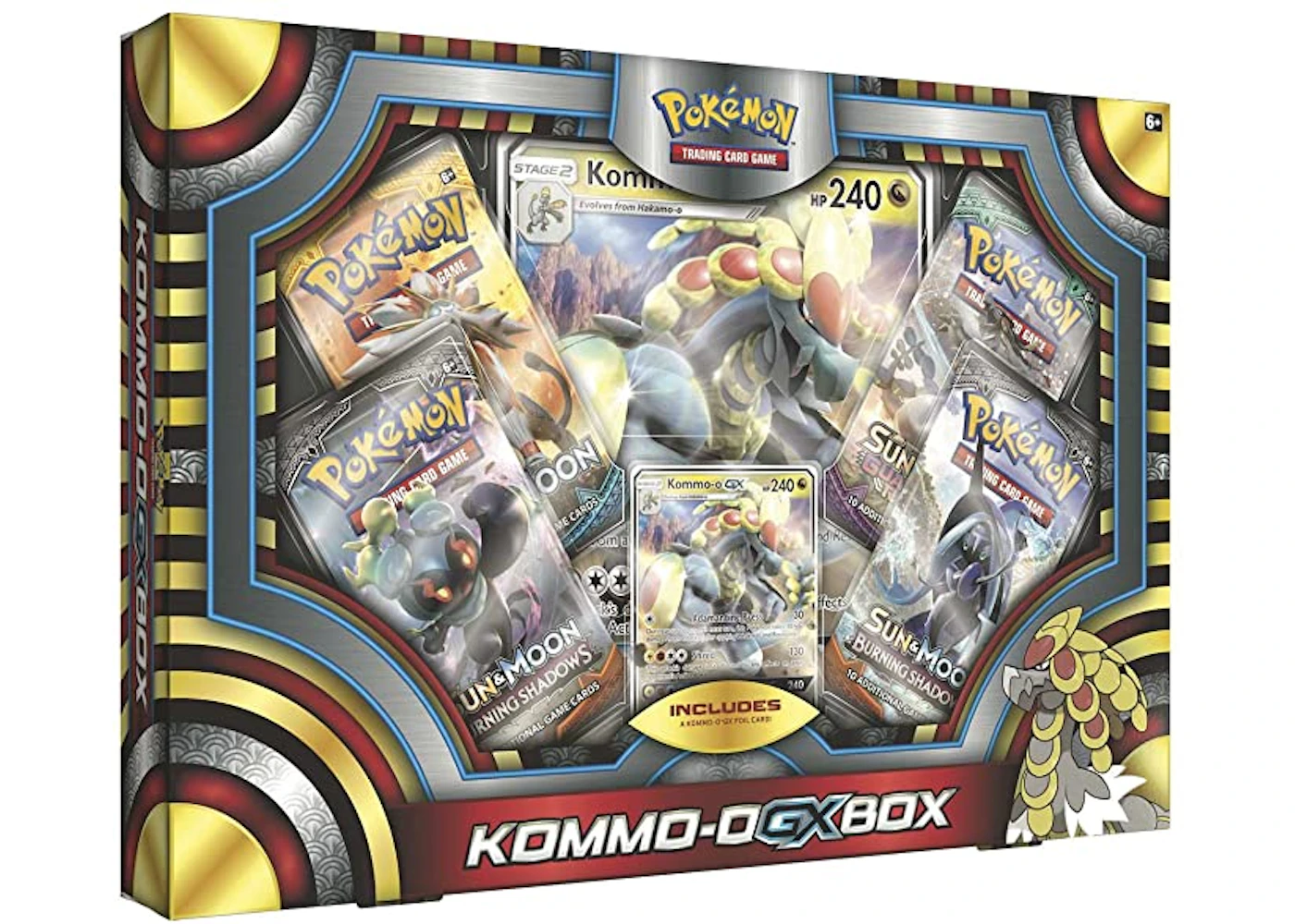 2017 Pokemon TCG Kommo-o GX Box - US 2017 Pokemon TCG Kommo-o GX Box - US
