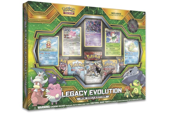 2017 Pokemon TCG Legacy Evolution Pin Collection