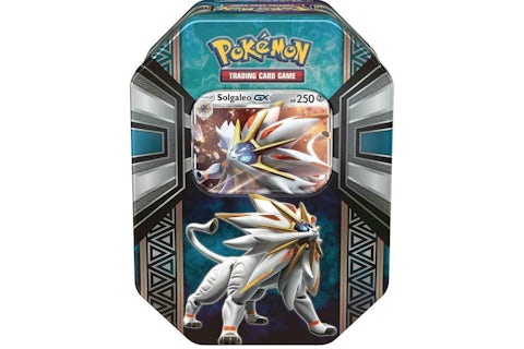 2017 Pokemon TCG Legends of Alola Tin Solgaleo GX - US 2017 Pokemon TCG Legends of Alola Tin Solgaleo GX - US