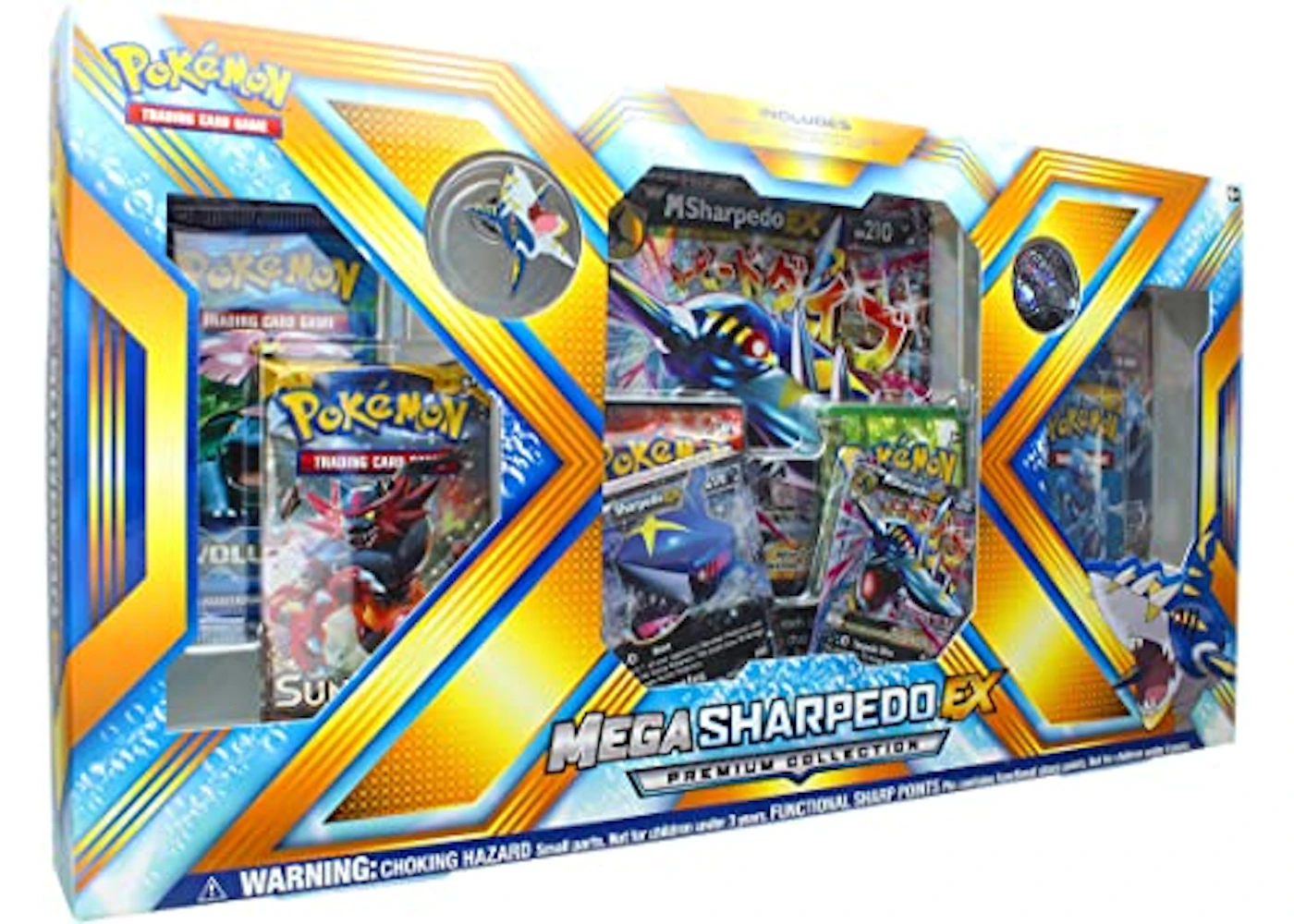 2017 Pokemon TCG Mega Sharpedo EX Premium Collection - US 2017 Pokemon TCG Mega Sharpedo EX Premium Collection - US