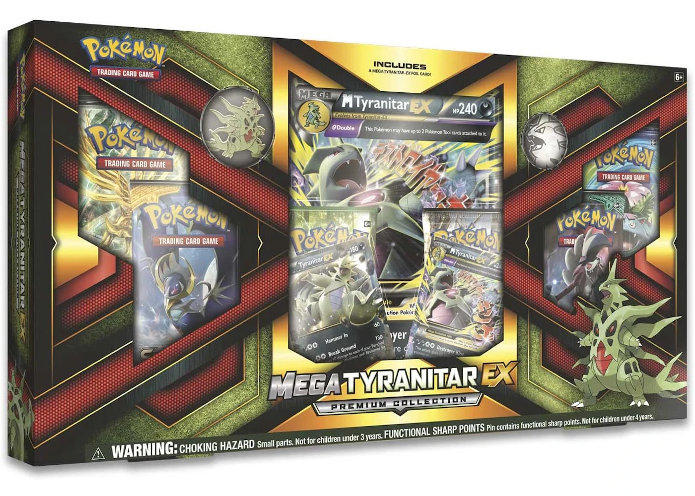 2017 Pokemon TCG Mega Tyranitar EX Premium Collection - US 2017 Pokemon TCG Mega Tyranitar EX Premium Collection - US