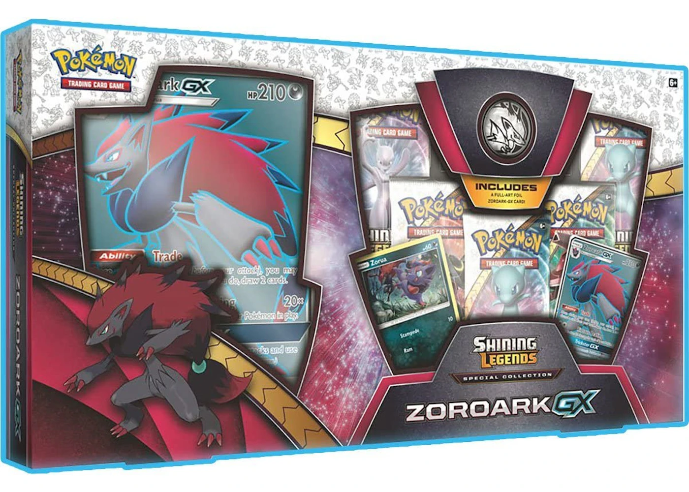 2017 Pokemon TCG Shining Legends Special Collection Zoroark GX - US 2017 Pokemon TCG Shining Legends Special Collection Zoroark GX - US