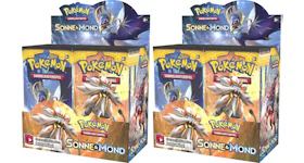 Pokémon TCG Sonne & Mond Booster Box 2x Lot
