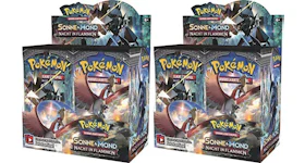 Pokémon TCG Sonne & Mond Nacht in Flammen Booster Box 2x Lot