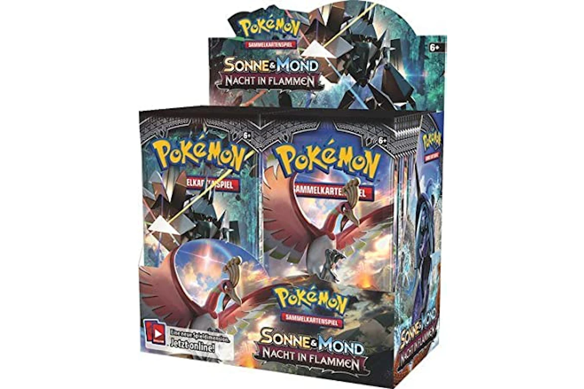 Pokémon TCG Sonne & Mond Nacht in Flammen Booster Box