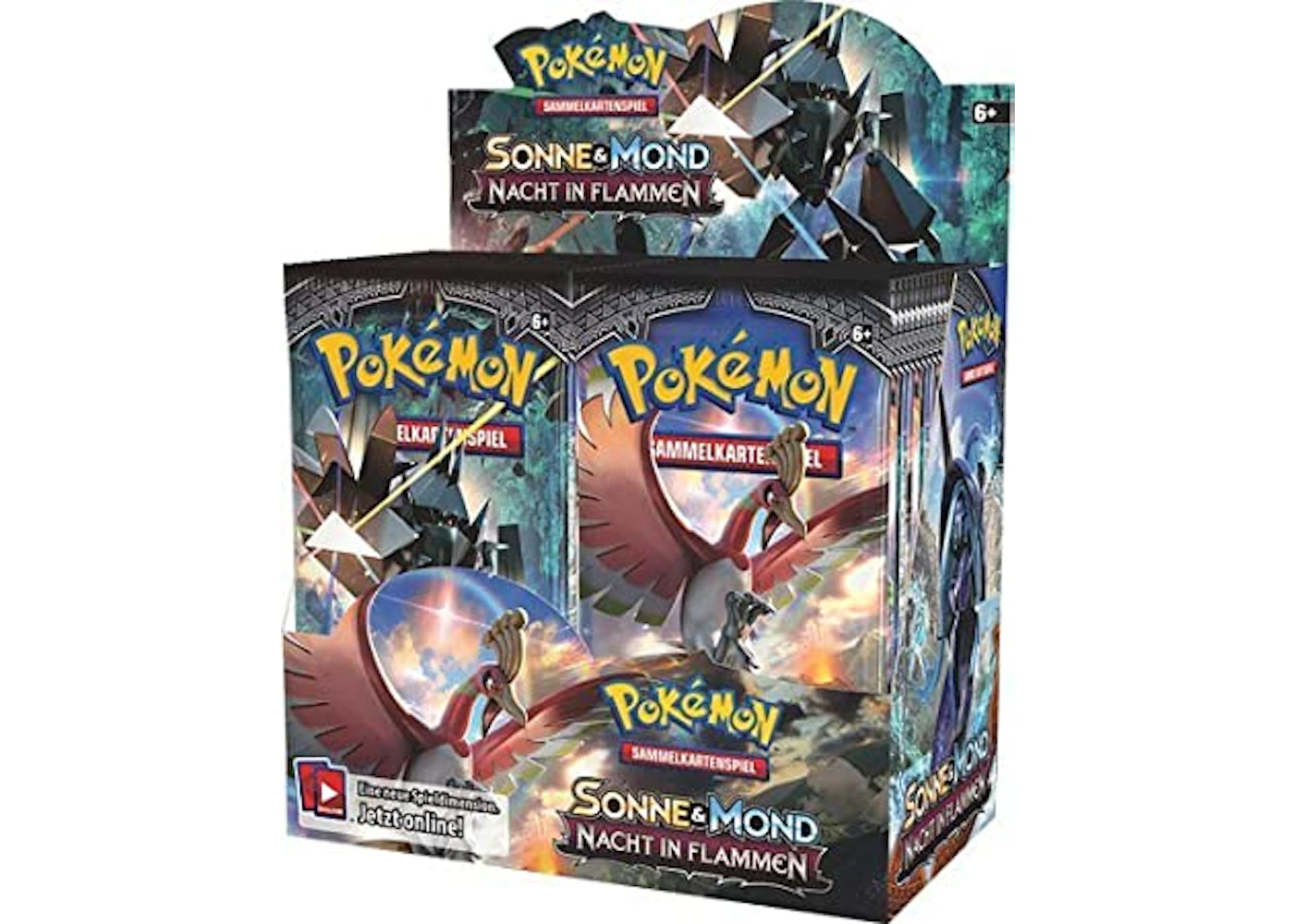 Pokmon TCG Sonne & Mond Nacht in Flammen Booster Box - US Pokmon TCG Sonne & Mond Nacht in Flammen Booster Box - US