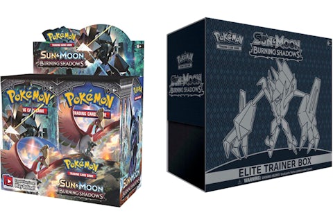 Pokmon TCG Sun & Moon Burning Shadows Booster Box & Elite Trainer Box Bundle - US Pokmon TCG Sun & Moon Burning Shadows Booster Box & Elite Trainer Box Bundle - US
