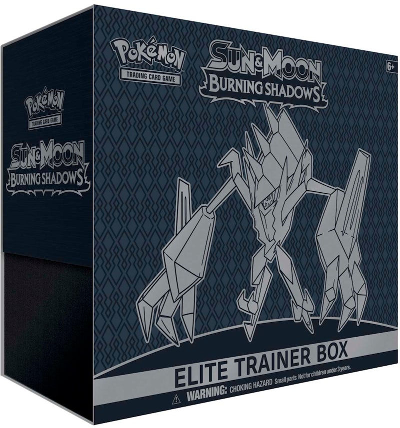 2017 Pokemon TCG Sun & Moon Burning Shadows Elite Trainer Box - US 2017 Pokemon TCG Sun & Moon Burning Shadows Elite Trainer Box - US