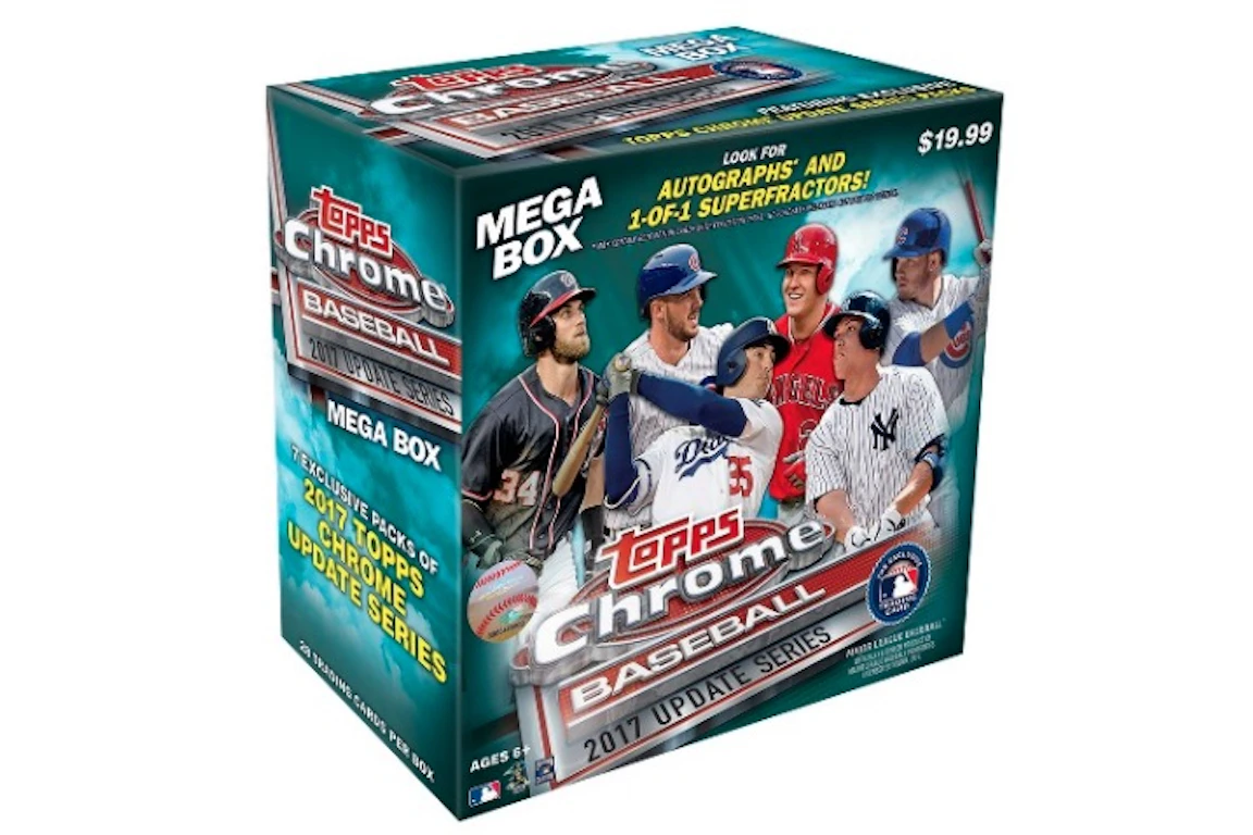 2017 Topps Chrome Update Series Baseball Mega Box