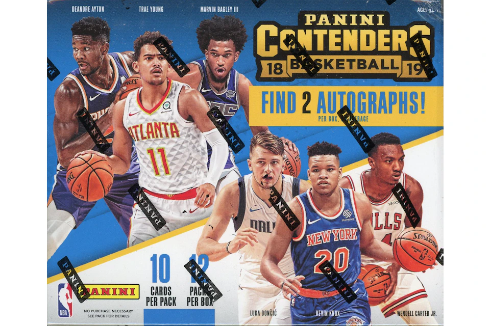 2018-19 Panini Contenders Basketball Hobby Box