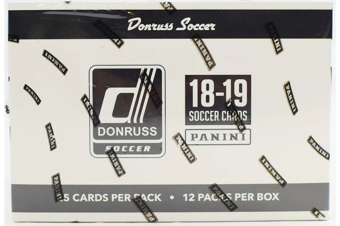2018-19 Panini Donruss Soccer Jumbo Pack Box