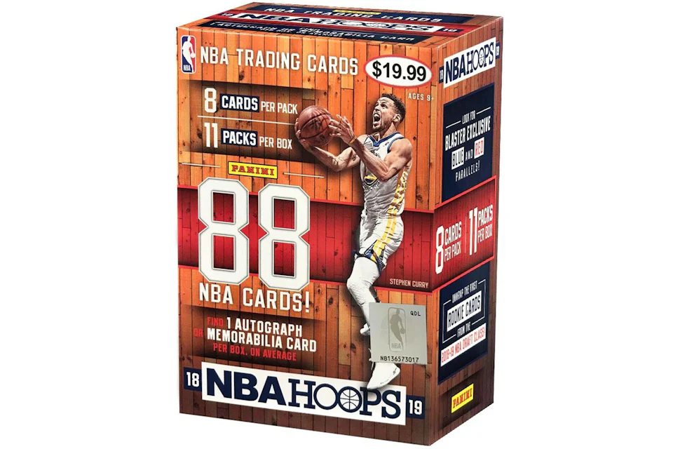 2018-19 Panini NBA Hoops Basketball Blaster Box