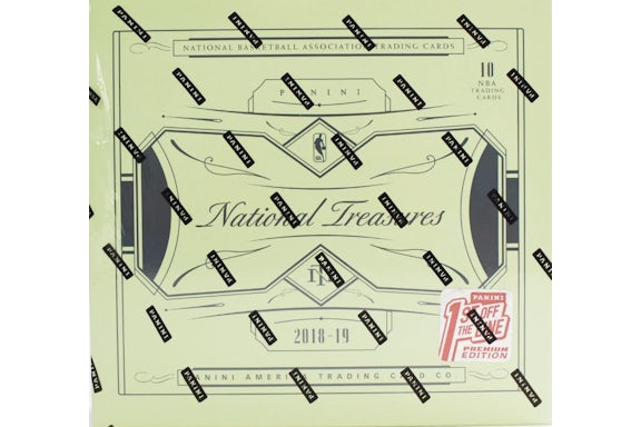 2018-19 Panini National Treasures Basketball 1st Off The Line Box