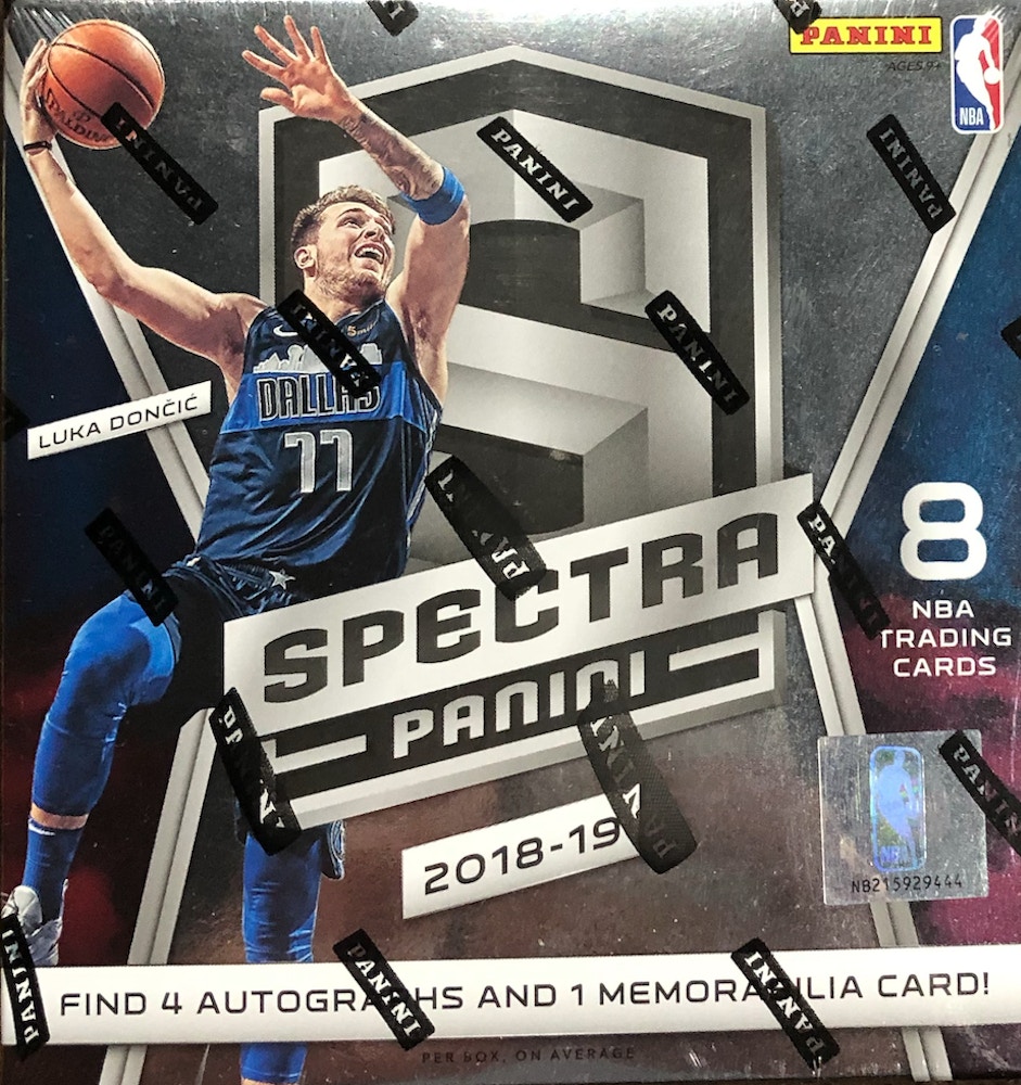 201819 Panini Spectra Basketball Hobby Box 201819