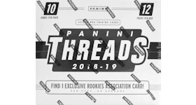 2018-19 Panini Threads Basketball Factory Sealed Fat Pack Box