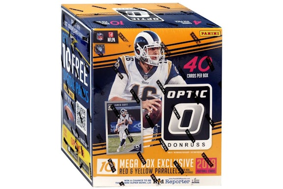 2018 Panini Donruss Optic Football Mega Box (Red & Yellow Parallels)