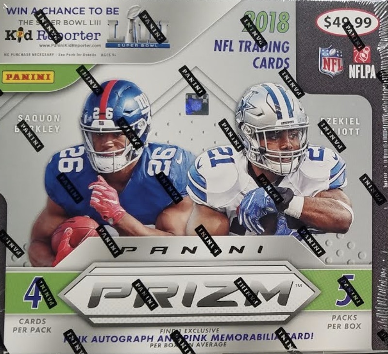 2018 Panini Prizm Football 20 Ct Mega Box - 2018 - GB