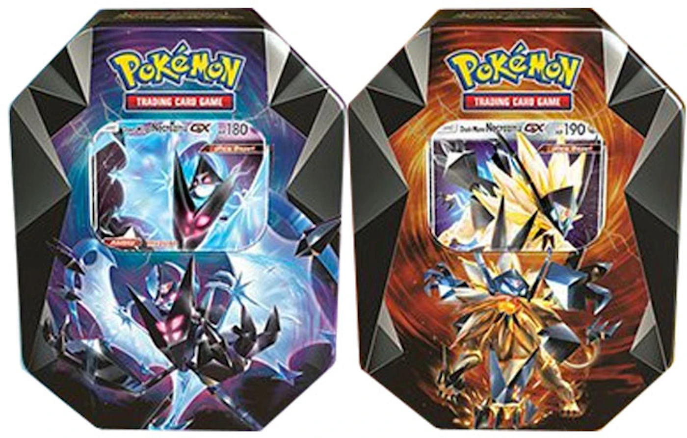 Pokémon TCG Mysterious Powers Tin Ho-Oh GX/Necrozma GX/Marshadow GX Lot - US