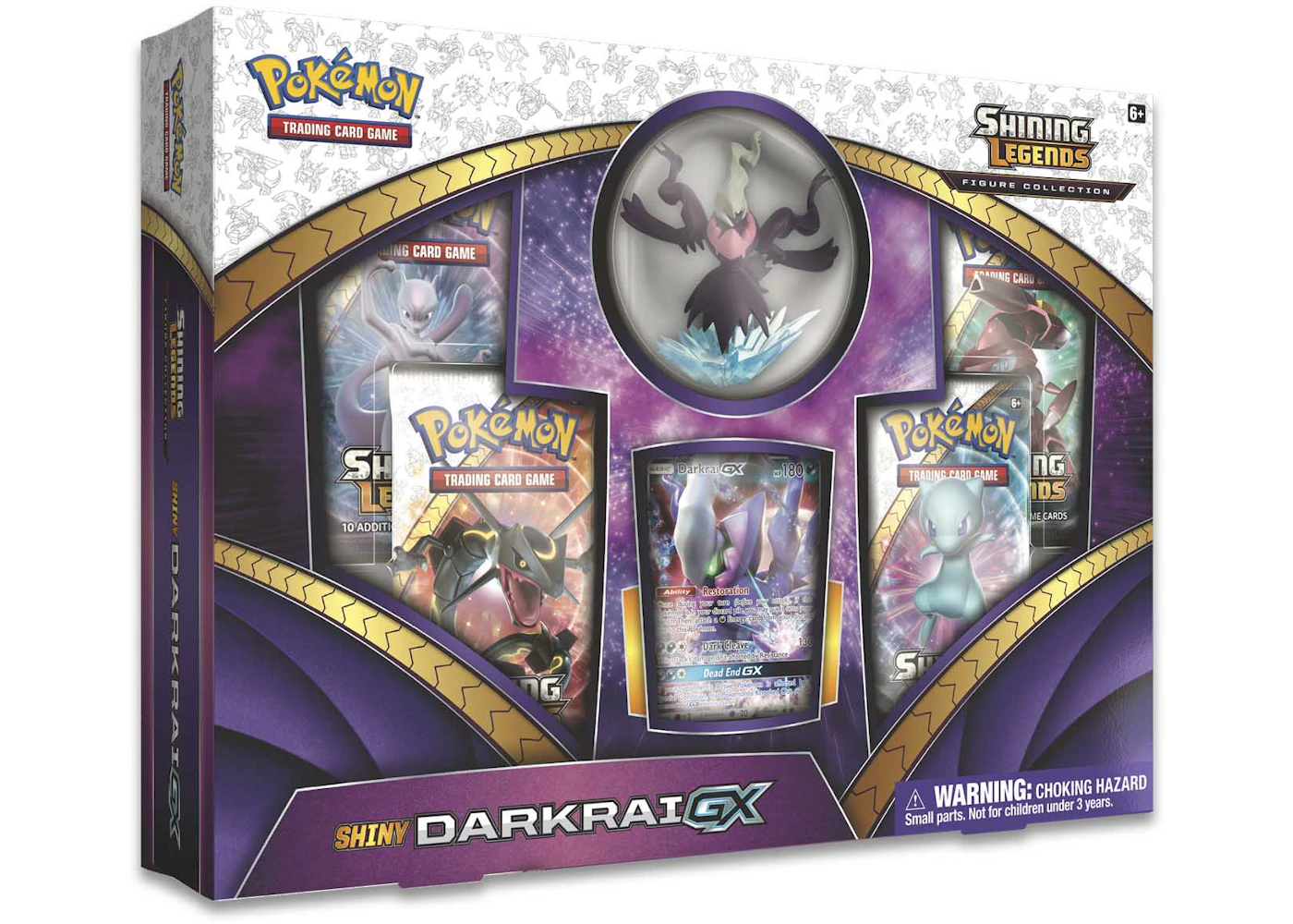 18 Pokemon Tcg Shining Legends Figure Collection Shiny Darkrai Gx 18 Pokemon Tcg Shining Legends Figure Collection Shiny Darkrai Gx