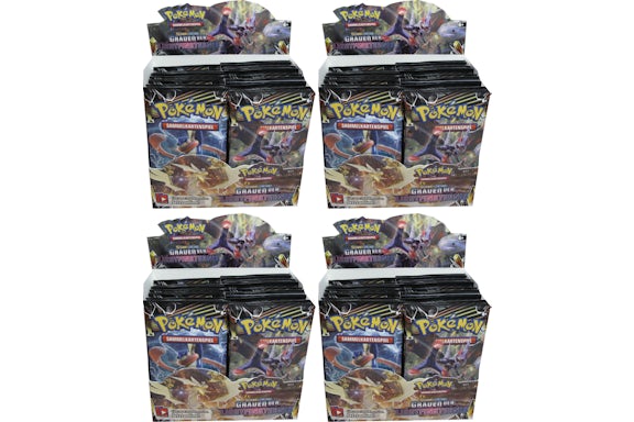 Pokémon TCG Sonne & Mond Grauen der Lichtfinsternis Booster Box 4x Lot