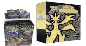 Pokémon TCG Sonne & Mond Grauen der Lichtfinsternis Top Trainer Box/Booster Box 2x Bundle