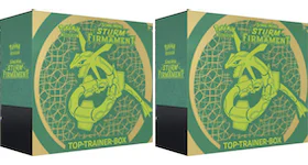 Pokémon TCG Sonne & Mond Sturm am Firmament Top Trainer Box 2x Lot