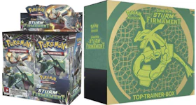 Pokémon TCG Sonne & Mond Sturm am Firmament Top Trainer Box/Booster Box 2x Bundle