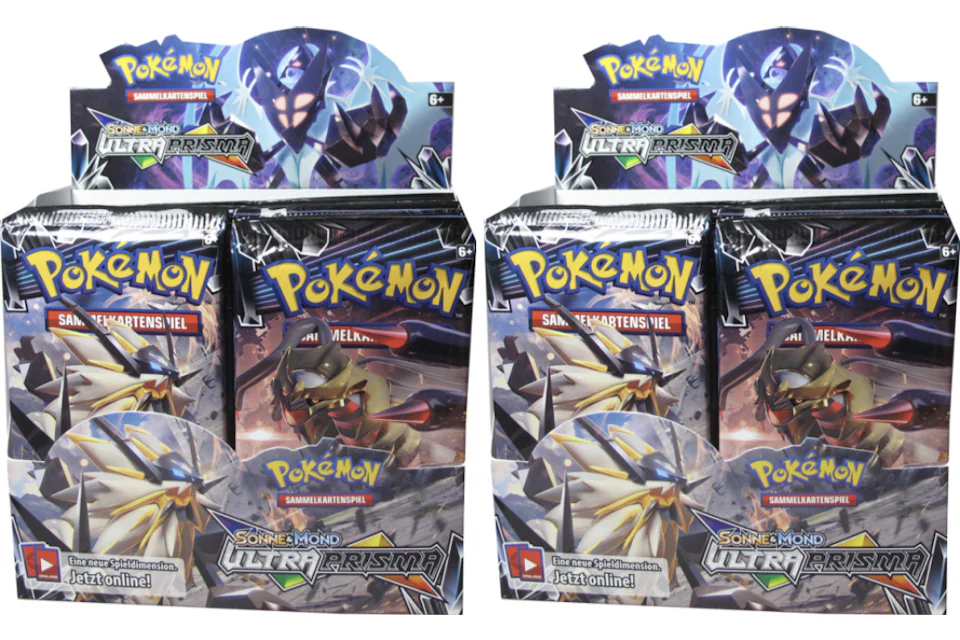 Pokémon TCG Sonne & Mond Ultra-Prisma Booster Box 2x Lot