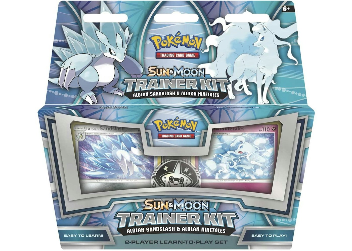 18 Pokemon Tcg Sun Moon Trainer Kit Alolan Sandslash Alolan Ninetales 18 Pokemon Tcg Sun Moon Trainer Kit Alolan Sandslash Alolan Ninetales