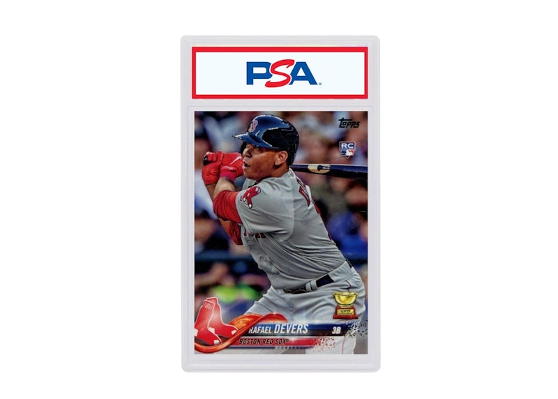 スポーツ選手 2018 Topps Throwback Rafael Devers PSA 9 PSA 9 RAFAEL DEVERS 2018 TOPPS #18 RC *BOSTON RED SOX* | eBay