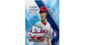 2018 Topps Chrome Baseball Jumbo Box