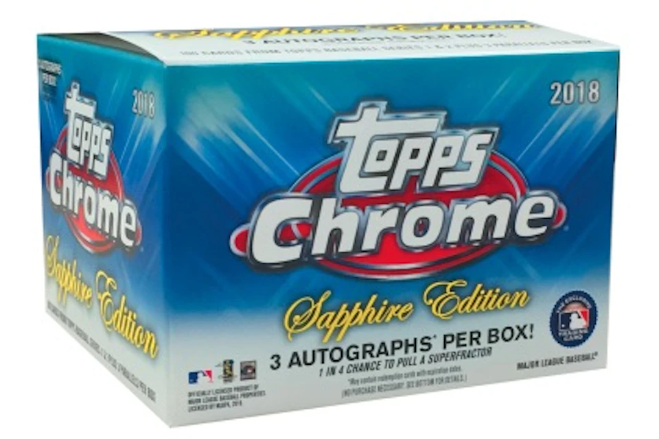 2018 Topps Chrome Baseball Sapphire Edition Box 2018 GB