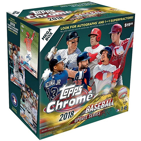 2018 Topps Chrome Update Series Baseball Mega Box - 2018 - US