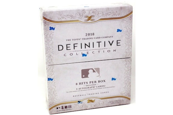 2018 Topps Definitive Collection Baseball Hobby Box