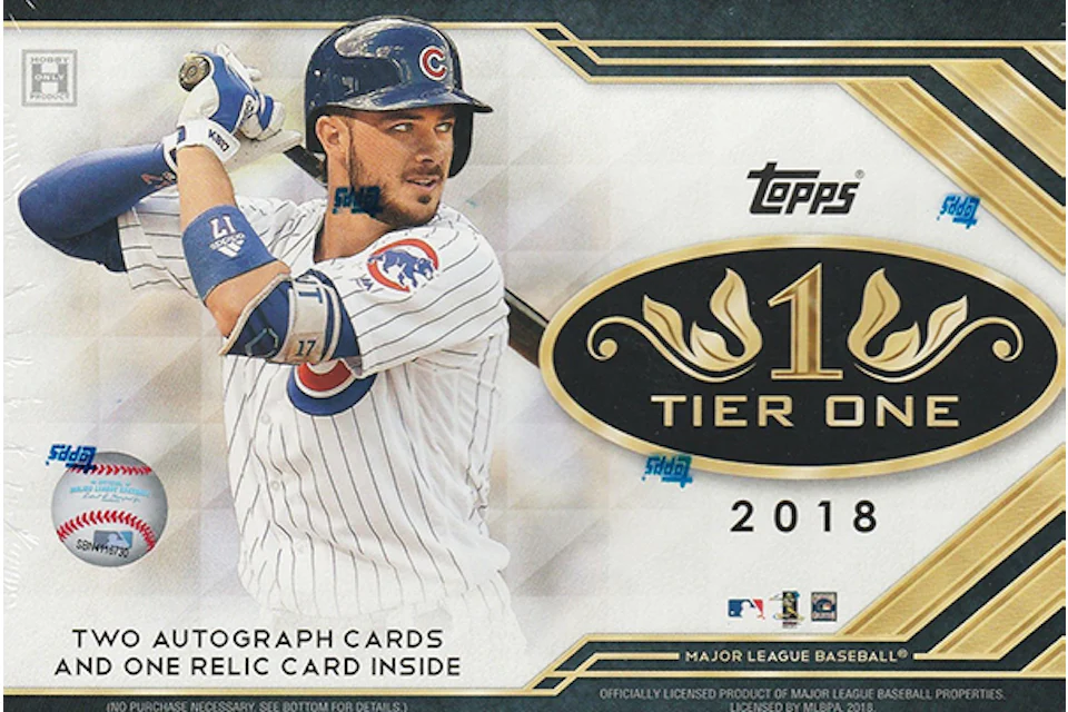 2018 Topps Tier One Baseball Hobby Box