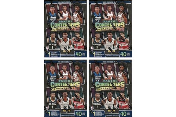 2019-20 Panini Contenders Basketball Blaster Box 4x Lot