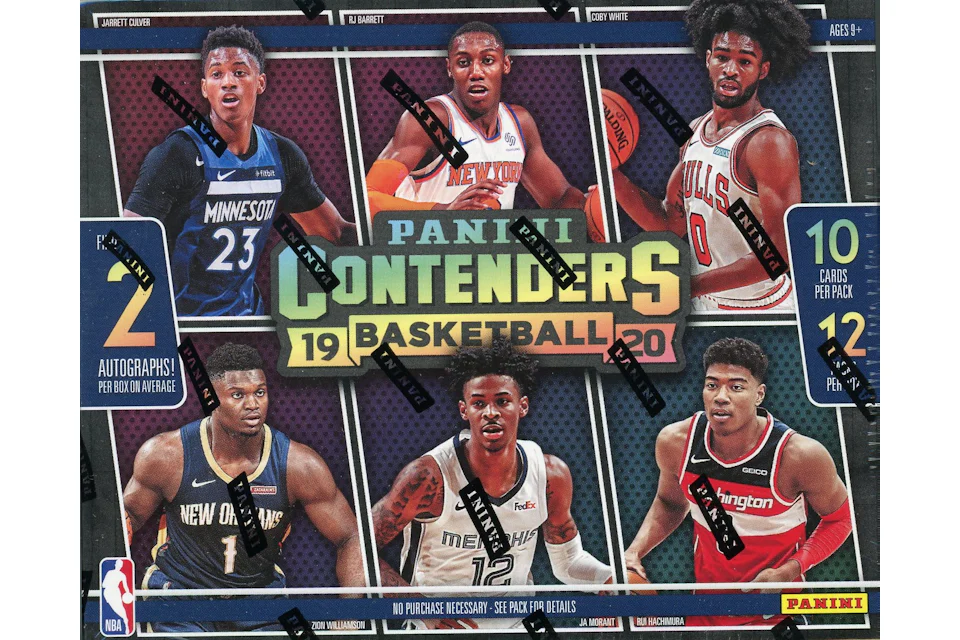 2019-20 Panini Contenders Basketball Hobby Box