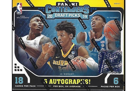 2019-20 Panini Contenders Draft Picks Basketball 1st Off The Line