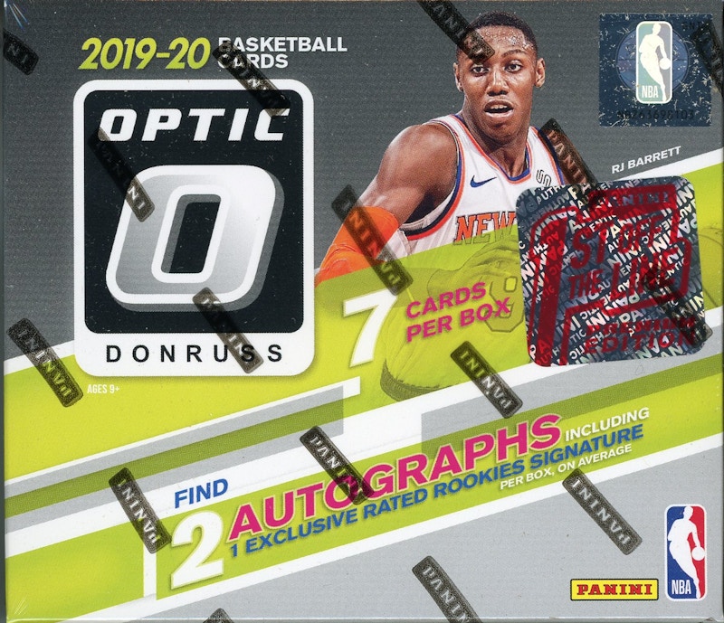 2019-20 Panini Donruss Optic Basketball 1st Off The Line Premium ...