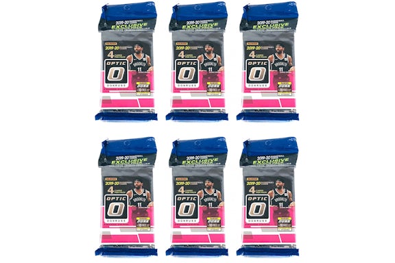 2019-20 Panini Donruss Optic Basketball Cello Pack 6x Lot