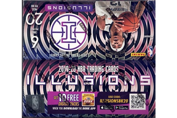 2019-20 Panini Illusions Basketball 20 Pack Retail Box