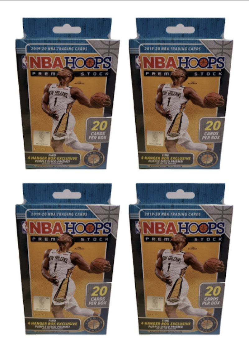 2019-20 Panini NBA Hoops Premium Stock Basketball Hanger 