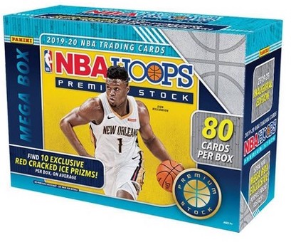 2019-20 Panini NBA Hoops Premium Stock Basketball Mega Box 80 ct
